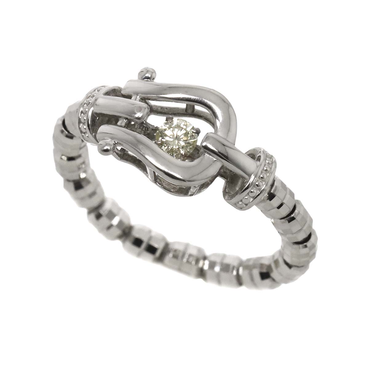 Diamond 0.10ct Ring Pt Platinum Free size