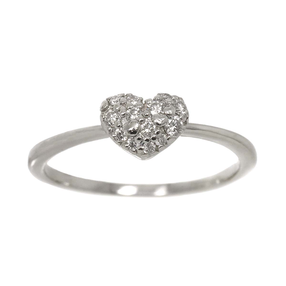 Diamond 0.15ct Ring Pt Platinum size6.75-7.25(US)