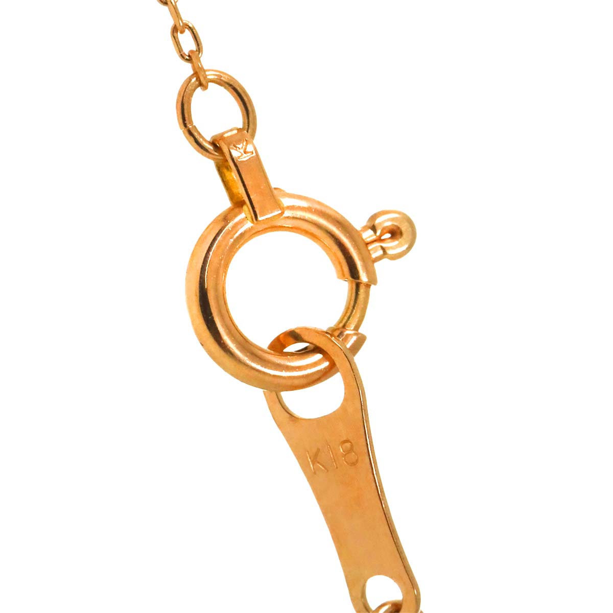 Diamond 0.20ct Necklace 18K Pink Gold 750