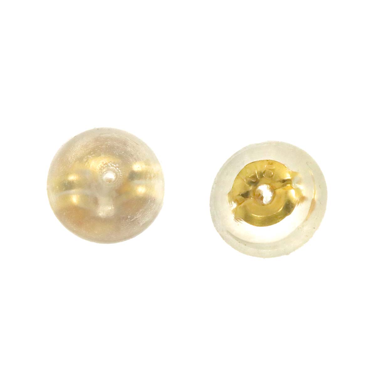 Diamond 0.03ct/0.03ct Earrings Pierced 18K YG Yellow Gold 750