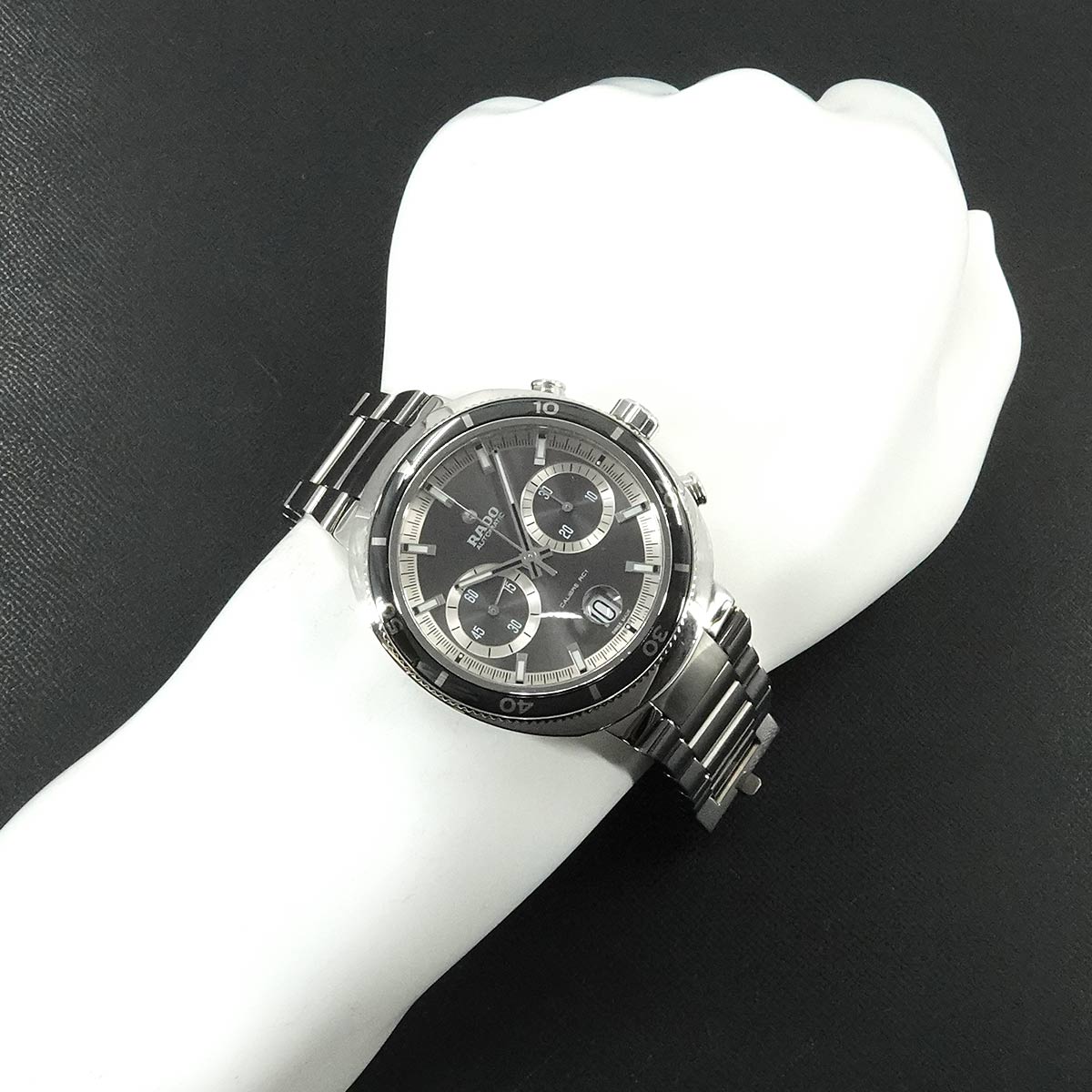 D-STAR 604 0965 3 Chronograph Automatic Gray Dial Men's Watch