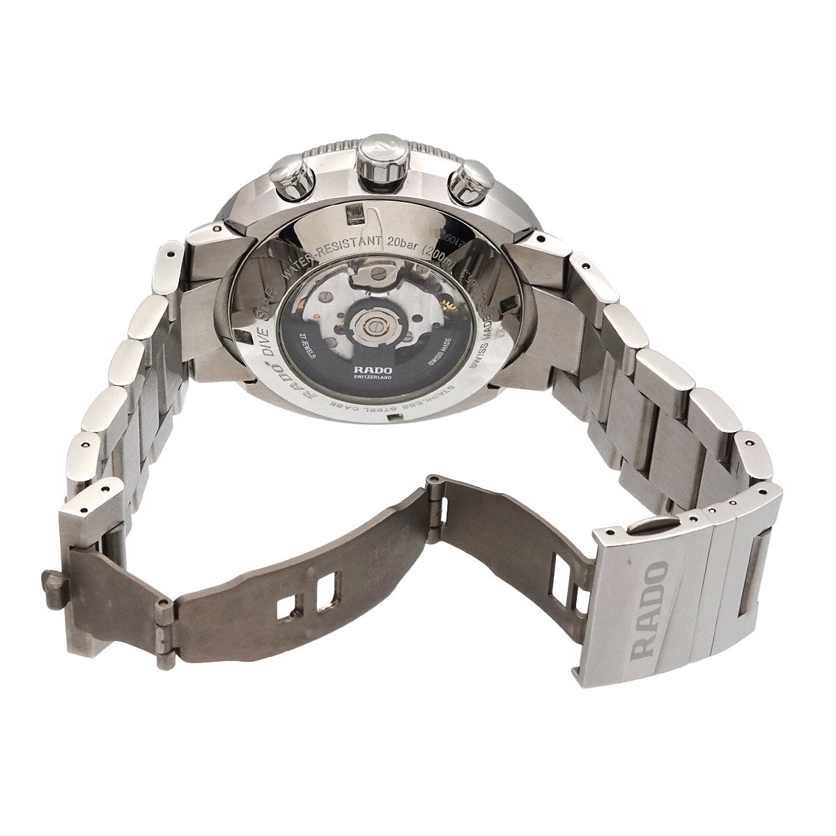 D-STAR 604 0965 3 Chronograph Automatic Gray Dial Men's Watch