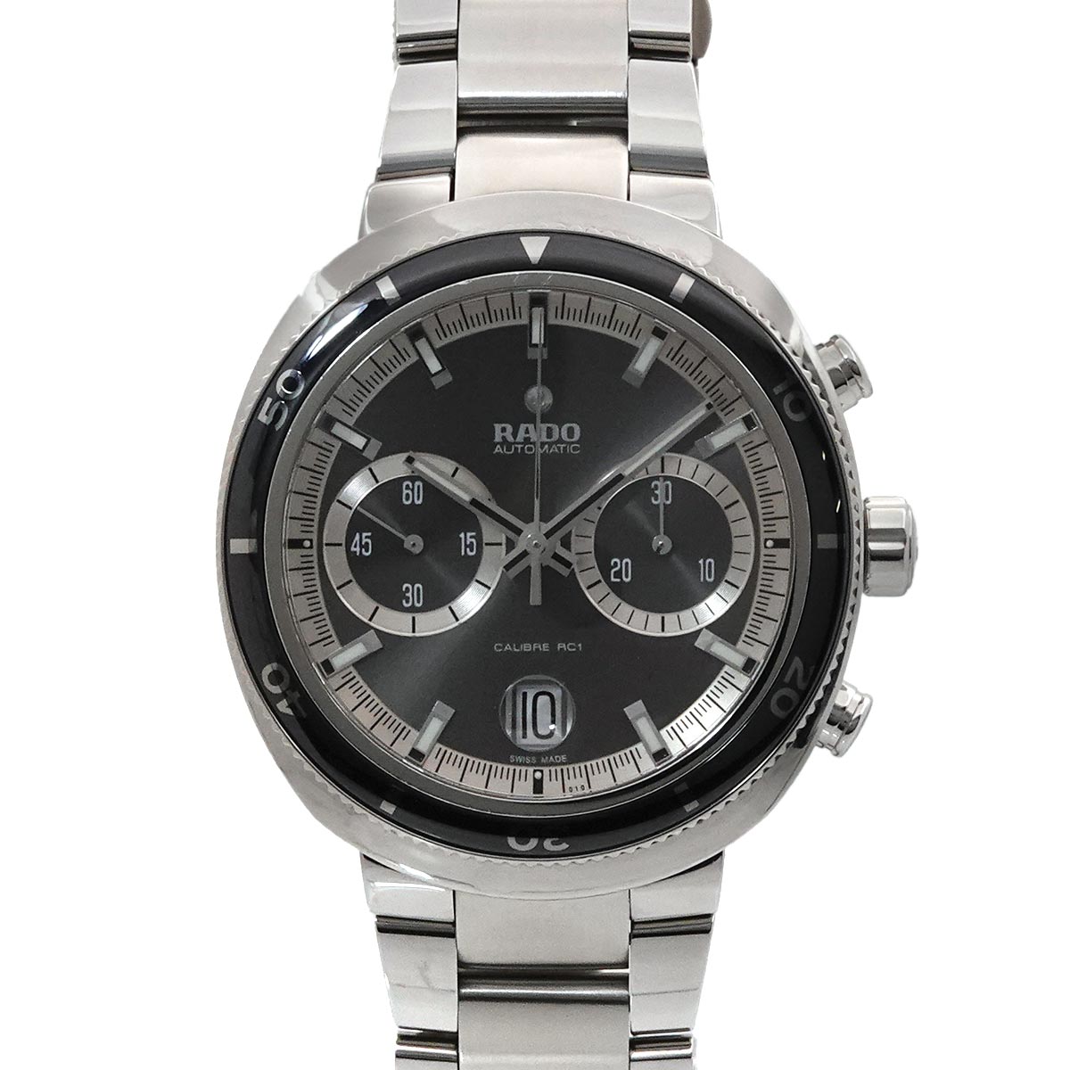 D-STAR 604 0965 3 Chronograph Automatic Gray Dial Men's Watch