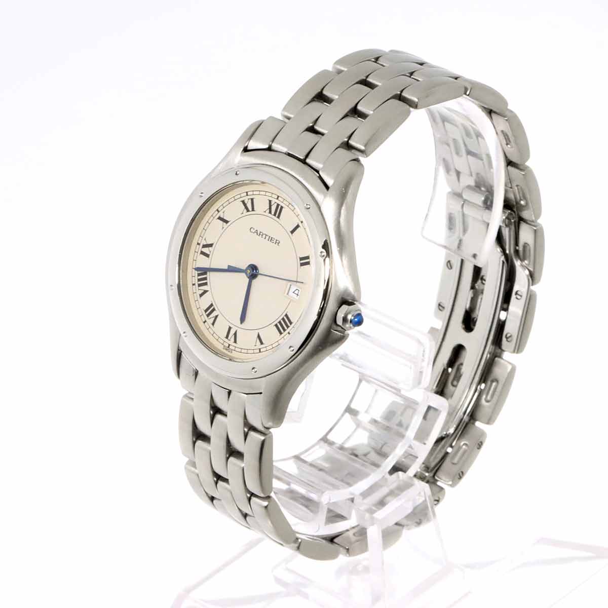 Panthere Cougar LM Quartz Cream Dial Boys Wrist Watch