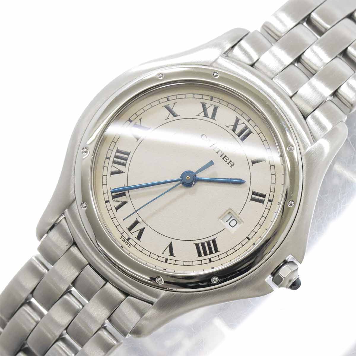 Panthere Cougar LM Quartz Cream Dial Boys Wrist Watch