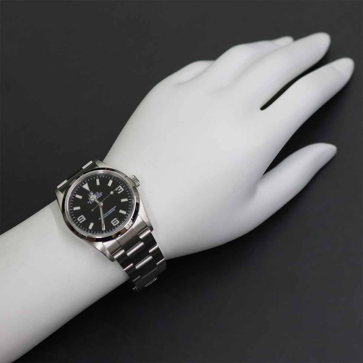 Explorer 1 114270 Serial V Automatic Black Dial Mens Watch