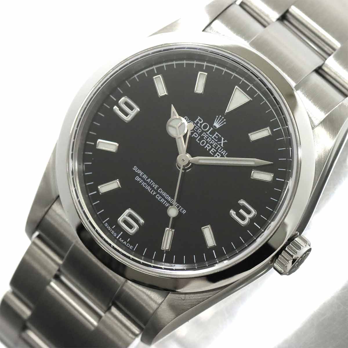 Explorer 1 114270 Serial V Automatic Black Dial Mens Watch