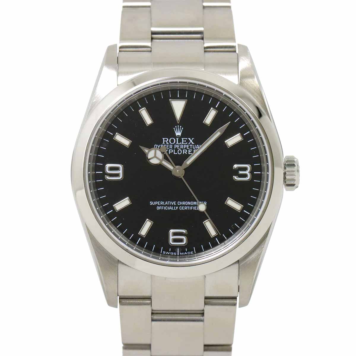 Explorer 1 114270 Serial V Automatic Black Dial Mens Watch