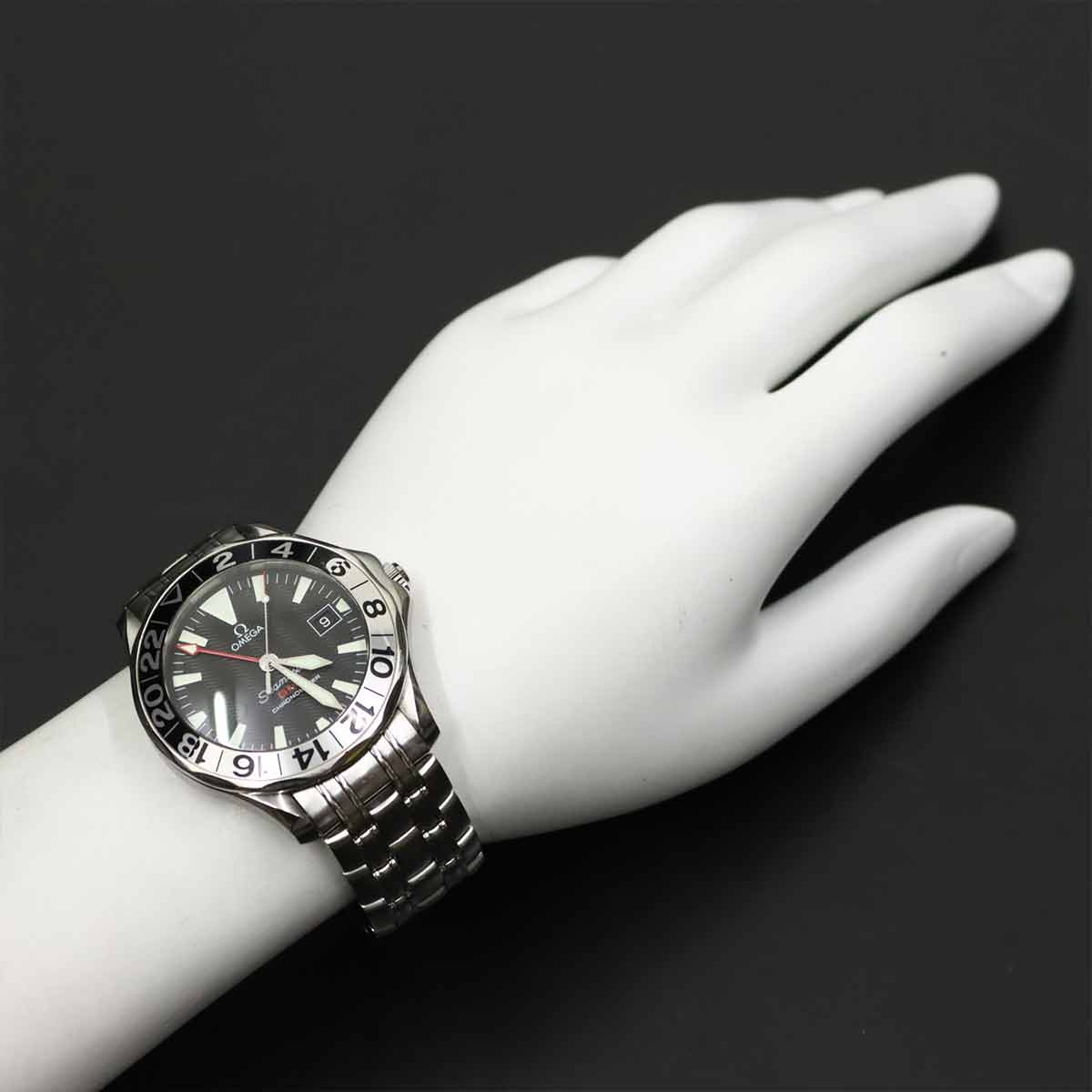 Seamaster 300 GMT 2534 50 Automatic Date Black Dial Men Watch