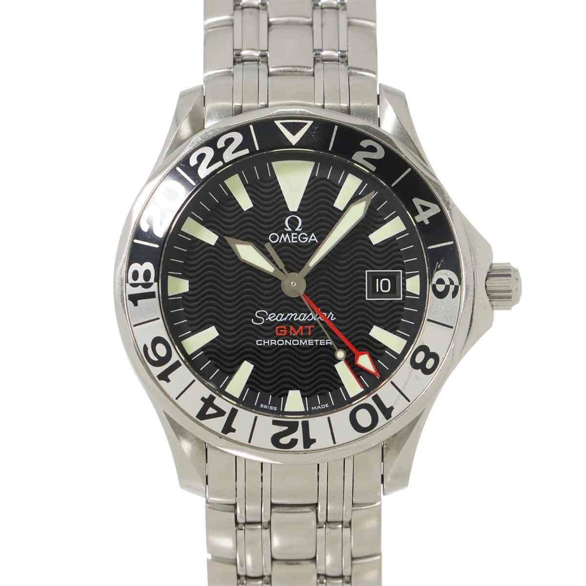 Seamaster 300 GMT 2534 50 Automatic Date Black Dial Men Watch