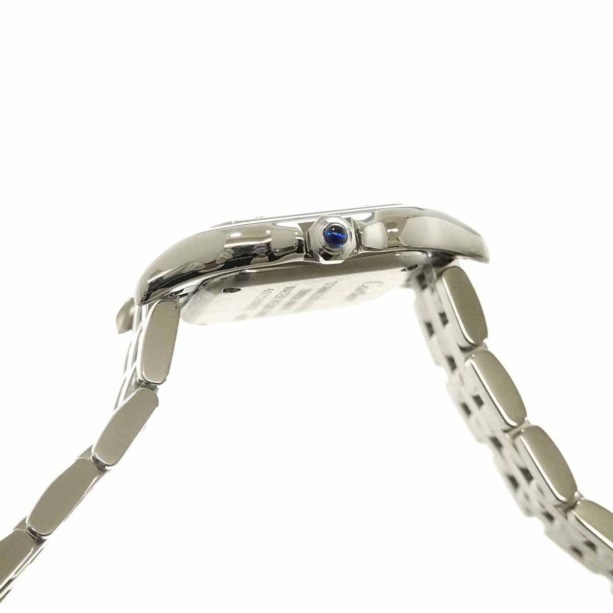 Panthere SM W4PN0007 Diamond Bezel Quartz Silver Dial Ladies