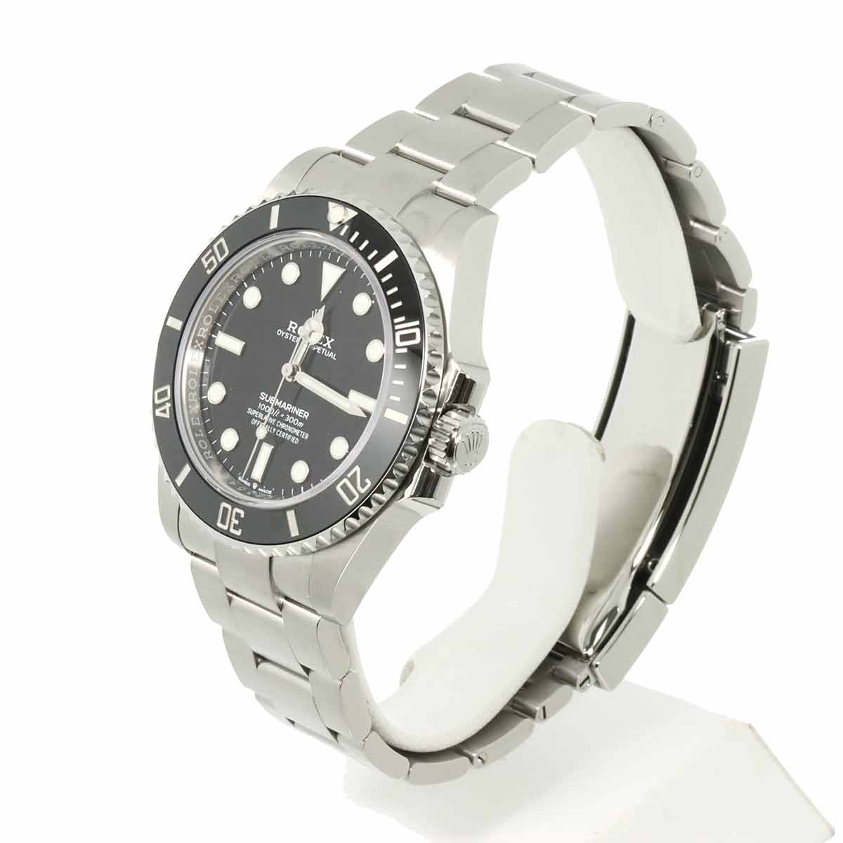 Submariner No Date 124060 Serial Random Black Dial Mens Watch