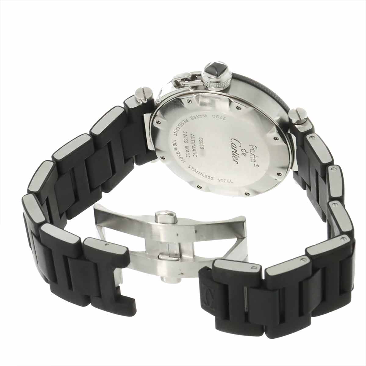 Pasha Seatimer W31077U2 Automatic Date Black Dial Mens Watch 90291993