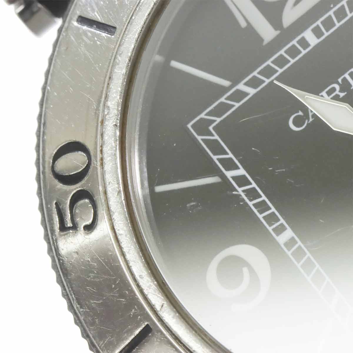 Pasha Seatimer W31077U2 Automatic Date Black Dial Mens Watch 90291993