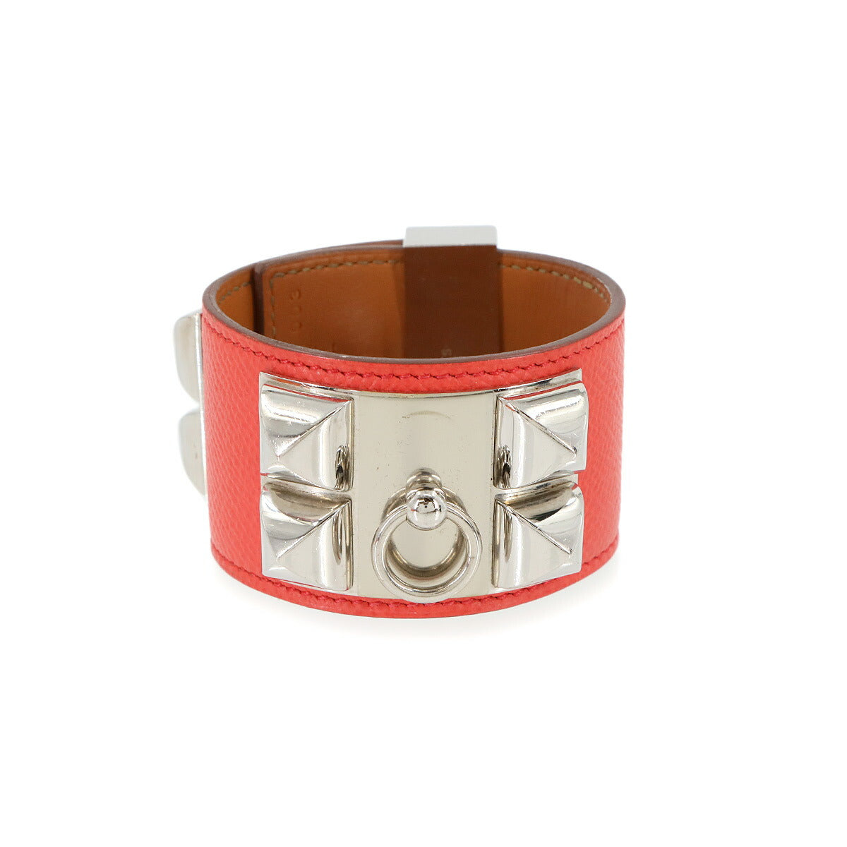 Collier De Chien Bangle Veau Epsom Rose jaipur Bracelet