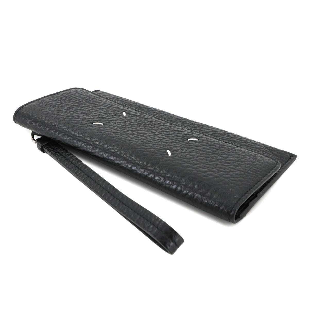 Four Stitches Lon Wallet Leather Black SA3TT0003