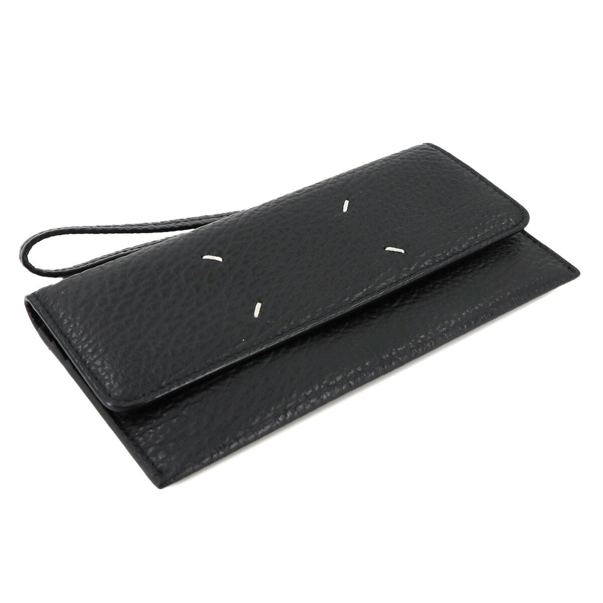 Four Stitches Lon Wallet Leather Black SA3TT0003