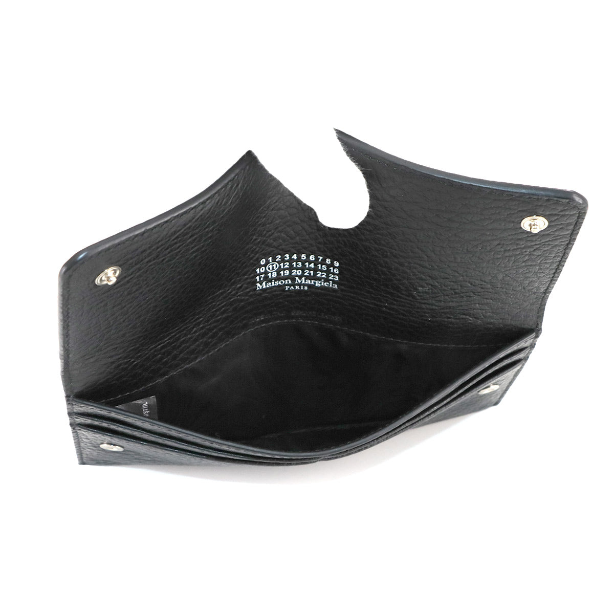 Four Stitches Lon Wallet Leather Black SA3TT0003