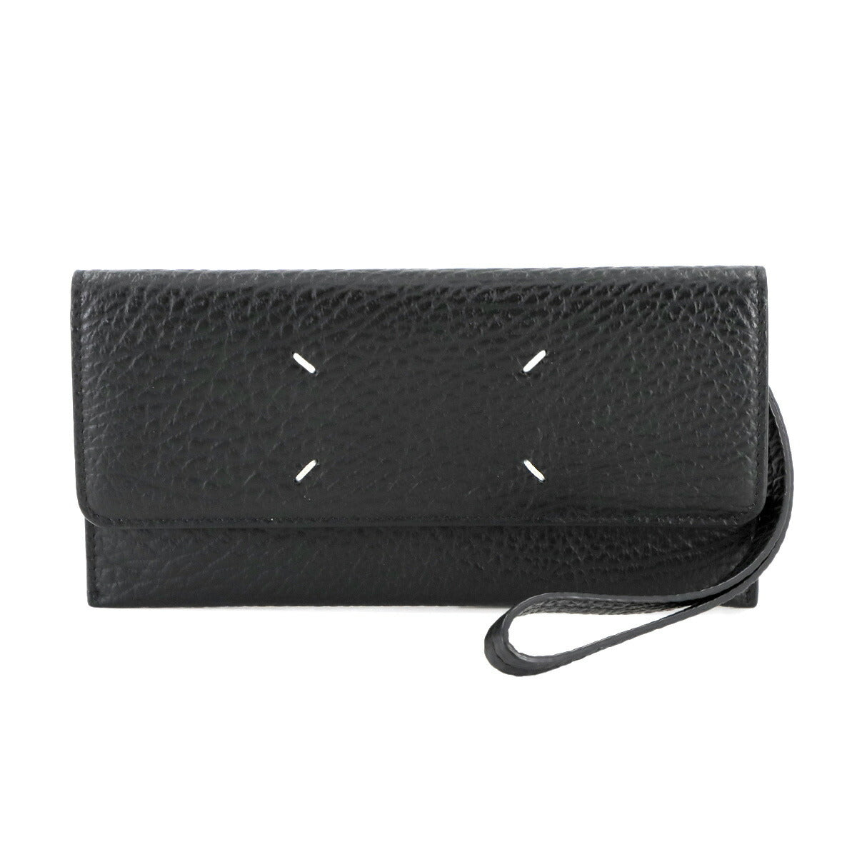 Four Stitches Lon Wallet Leather Black SA3TT0003