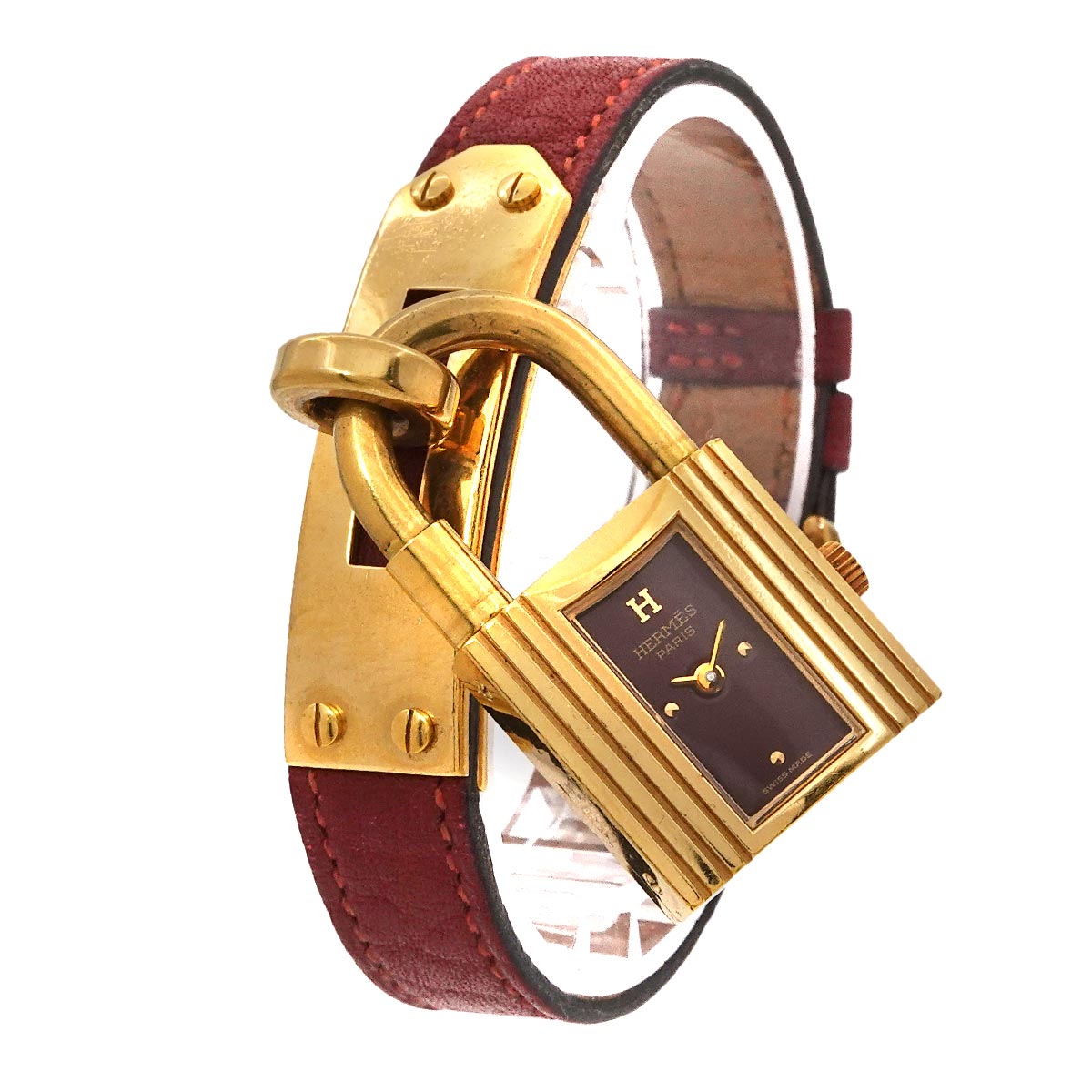 Kelly Watches Quartz bordeaux Dial Vintage Cadena Ladies