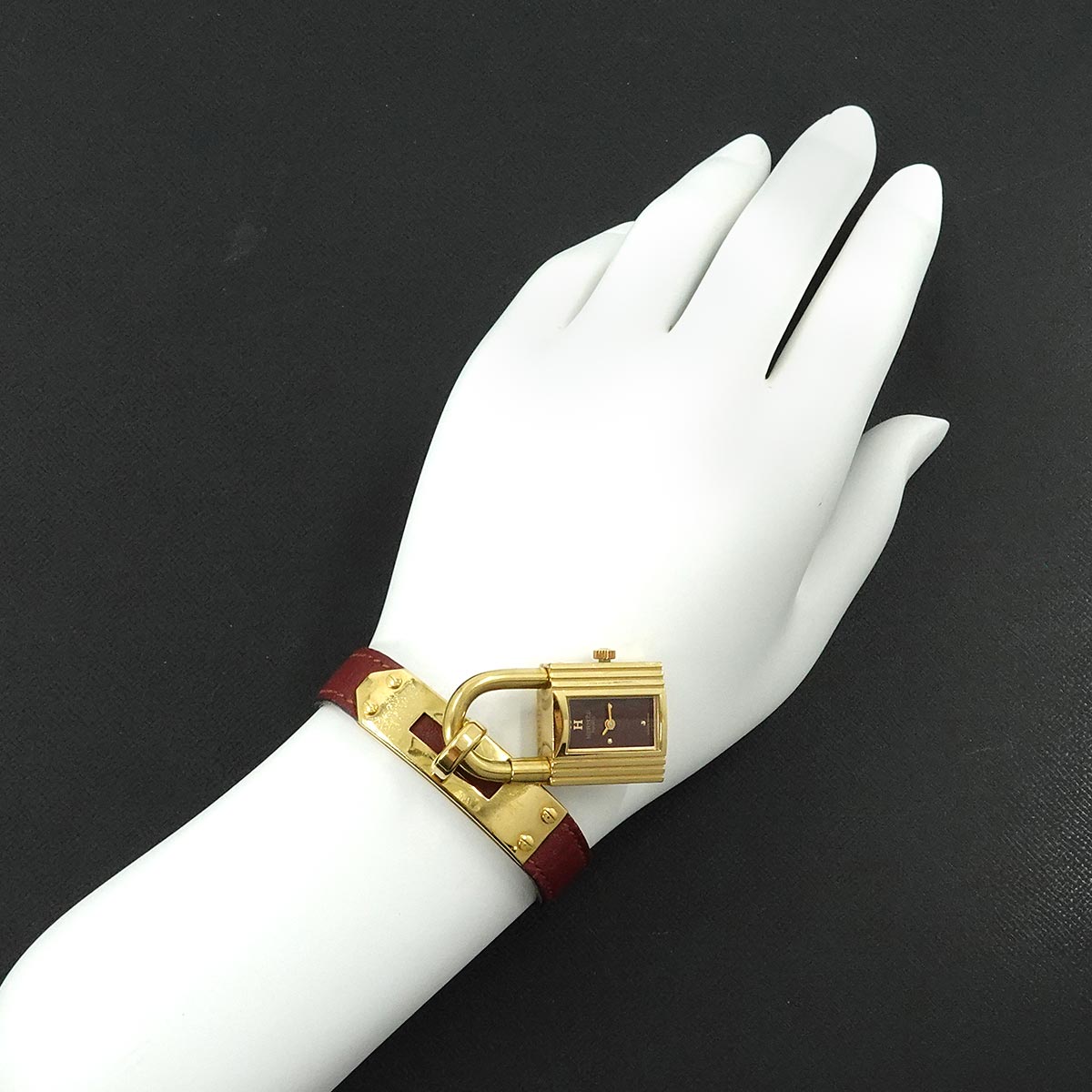 Kelly Watches Quartz bordeaux Dial Vintage Cadena Ladies