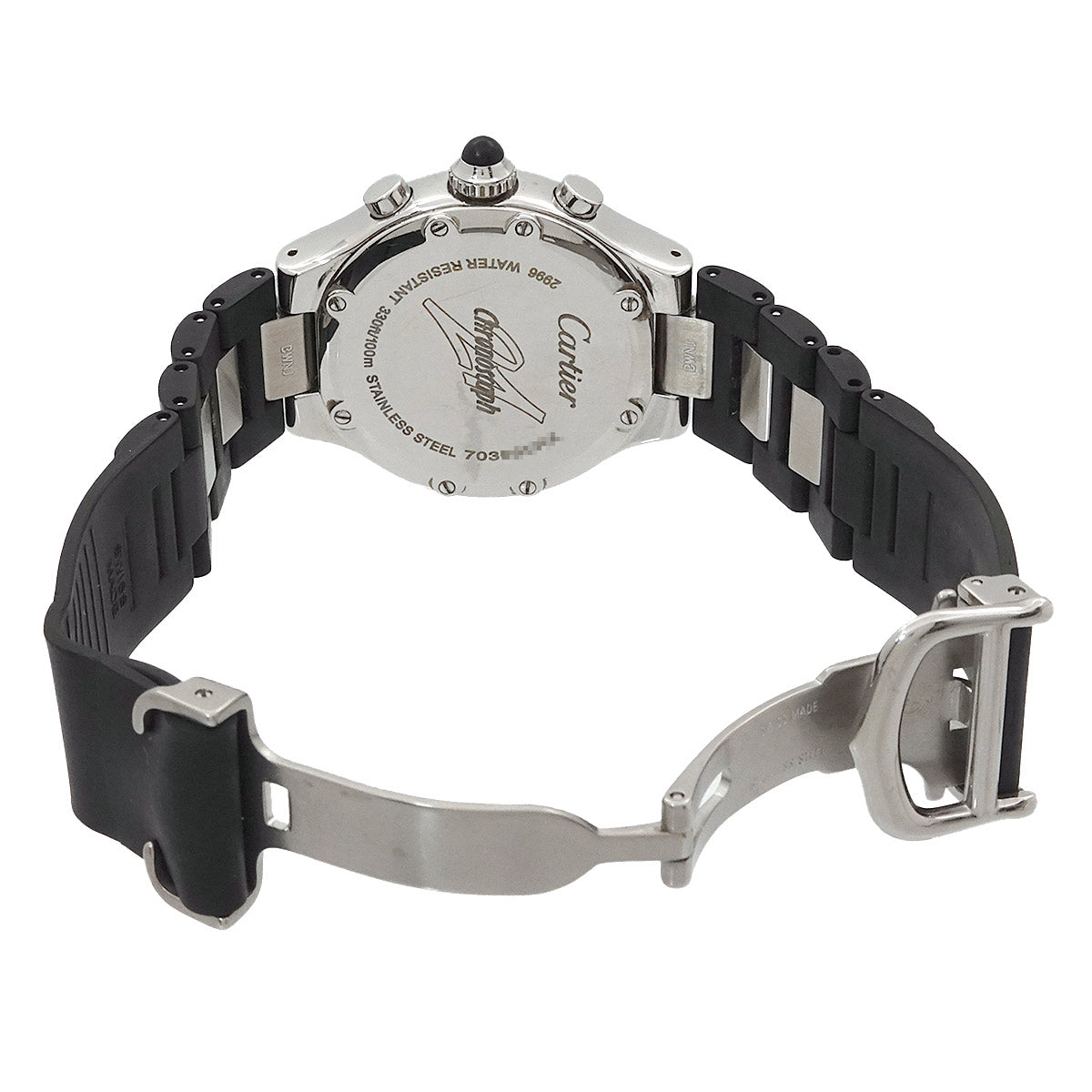 Must 21 Chronoscaph W10198U2 Quartz Black Dial Ladies Watch