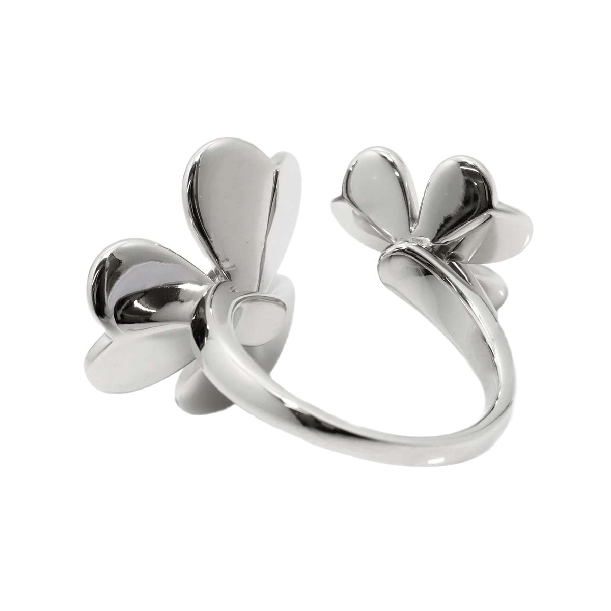 Diamond 2.32ct Ring 18K K18 WG White Gold size6.25-6.5(US)