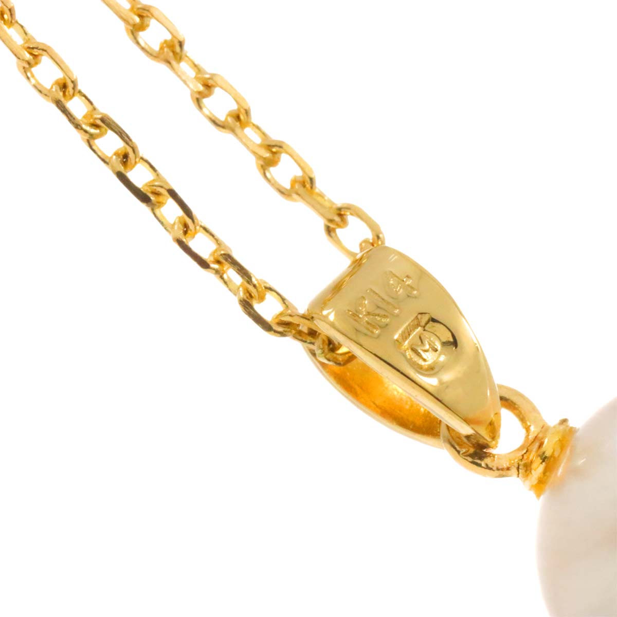 Akoya Pearl 8.3mm Necklace 14K Yellow Gold 585