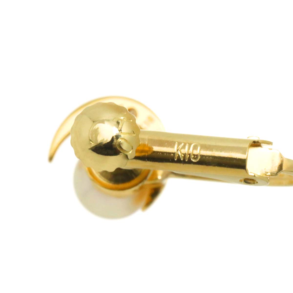 Akoya Pearl Diamond Earrings Clip on 18K 10K YG 750 416