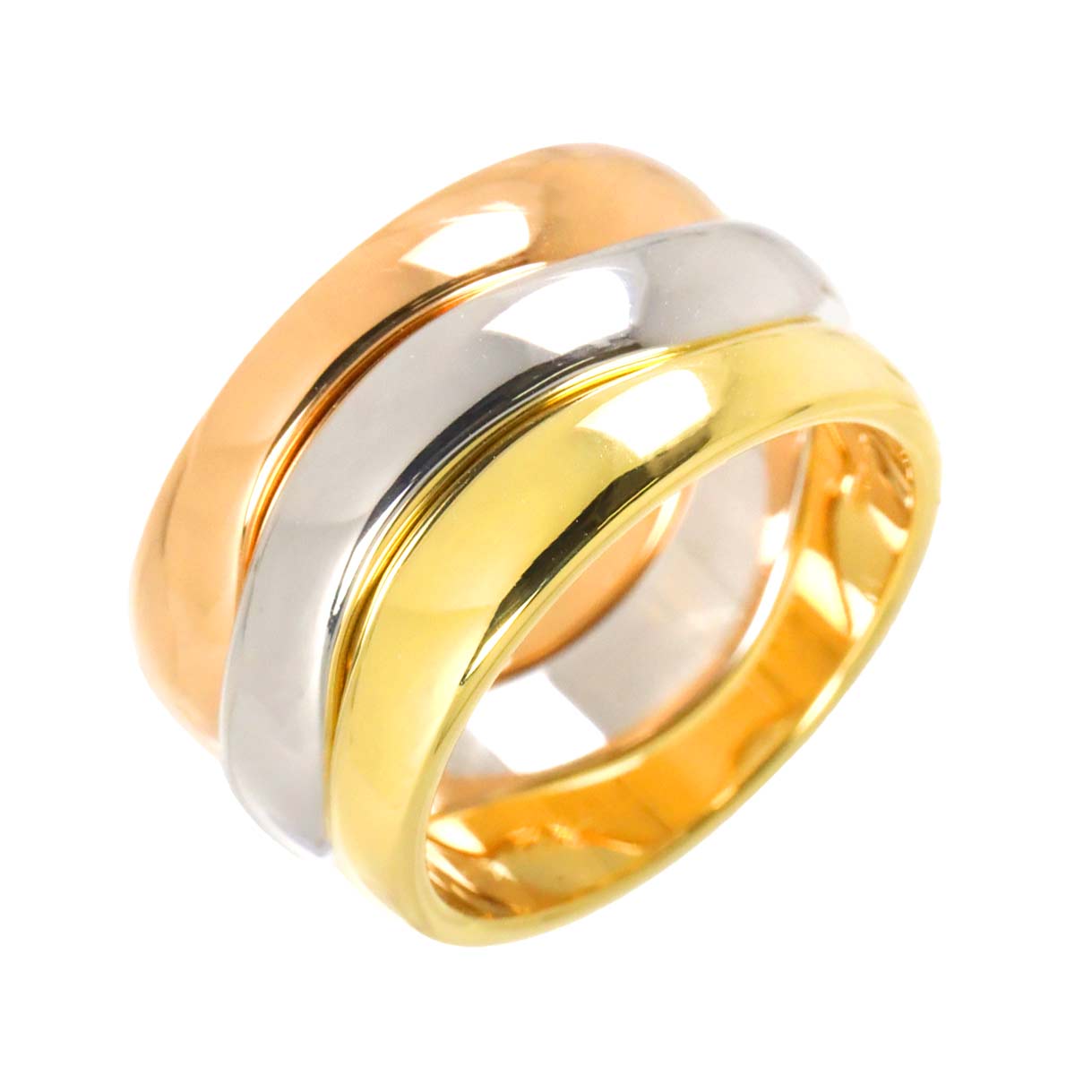 Love Me Ring 18K YG WG PG 750 size53 6.25-6.5(US)