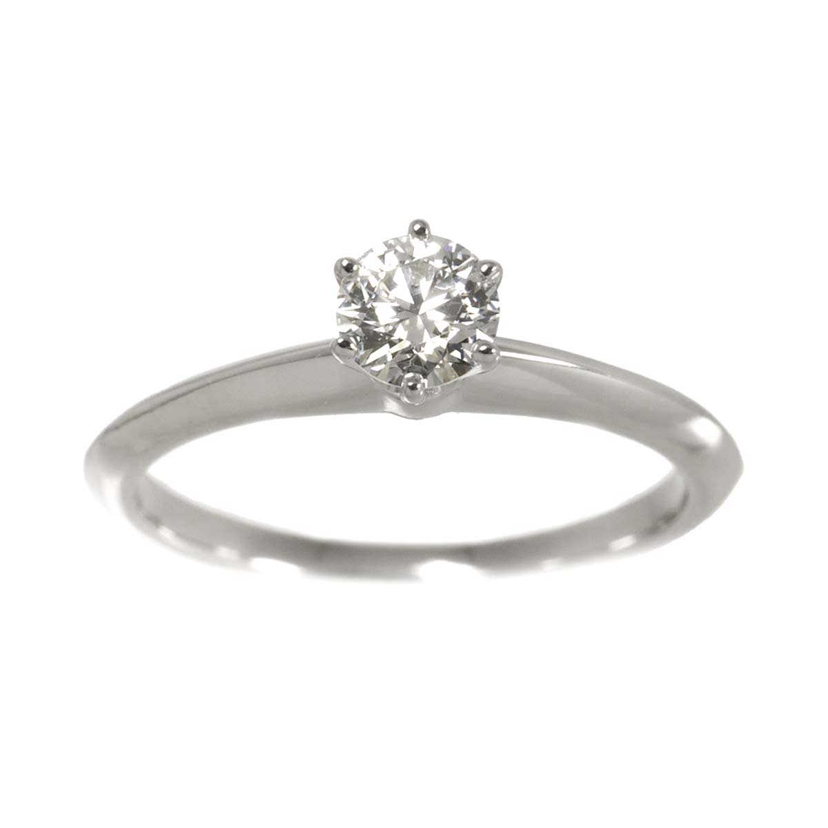 Diamond 0.41ct I/VVS1/3EX Ring Pt Platinum Size5.5-5.75(US)