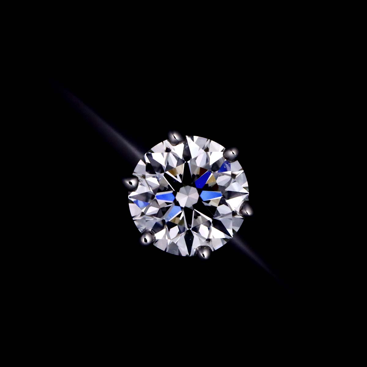 Diamond 0.41ct I/VVS1/3EX Ring Pt Platinum Size5.5-5.75(US)