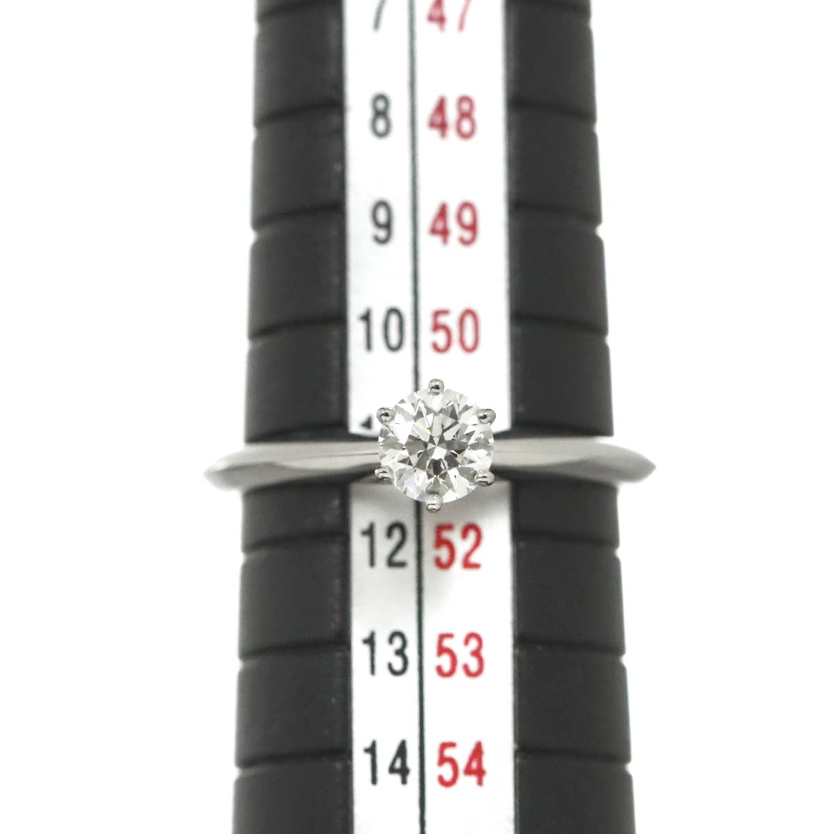 Diamond 0.41ct I/VVS1/3EX Ring Pt Platinum Size5.5-5.75(US)
