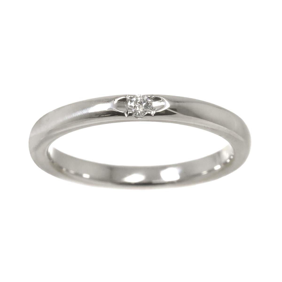 Diamond 0.01ct Ring Platinum Size2.5(US)