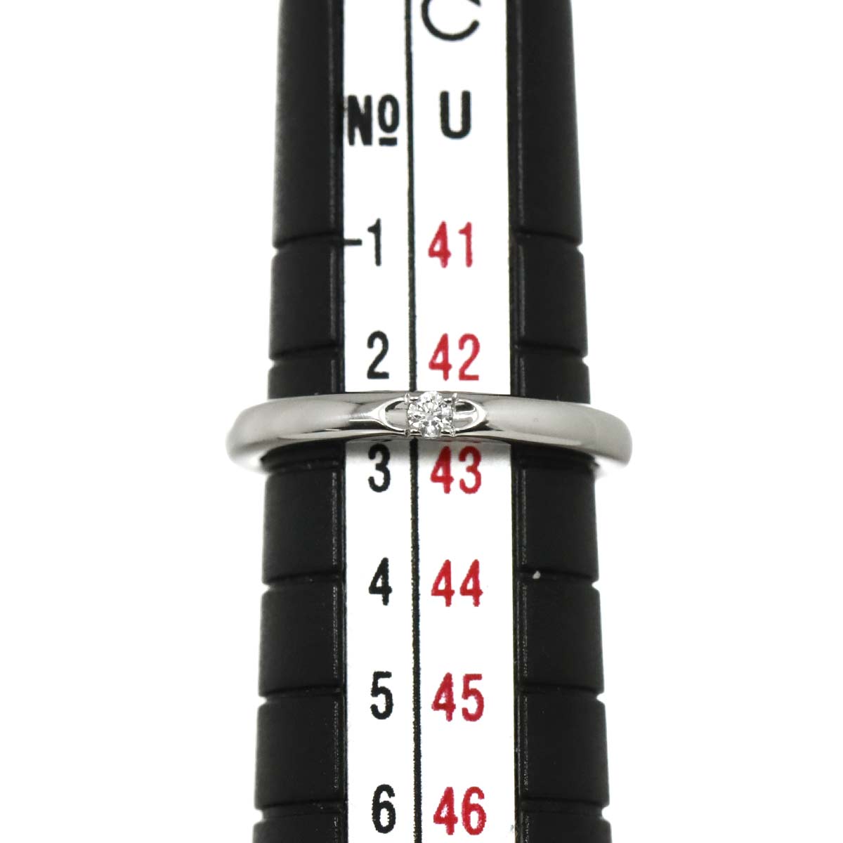 Diamond 0.01ct Ring Platinum Size2.5(US)