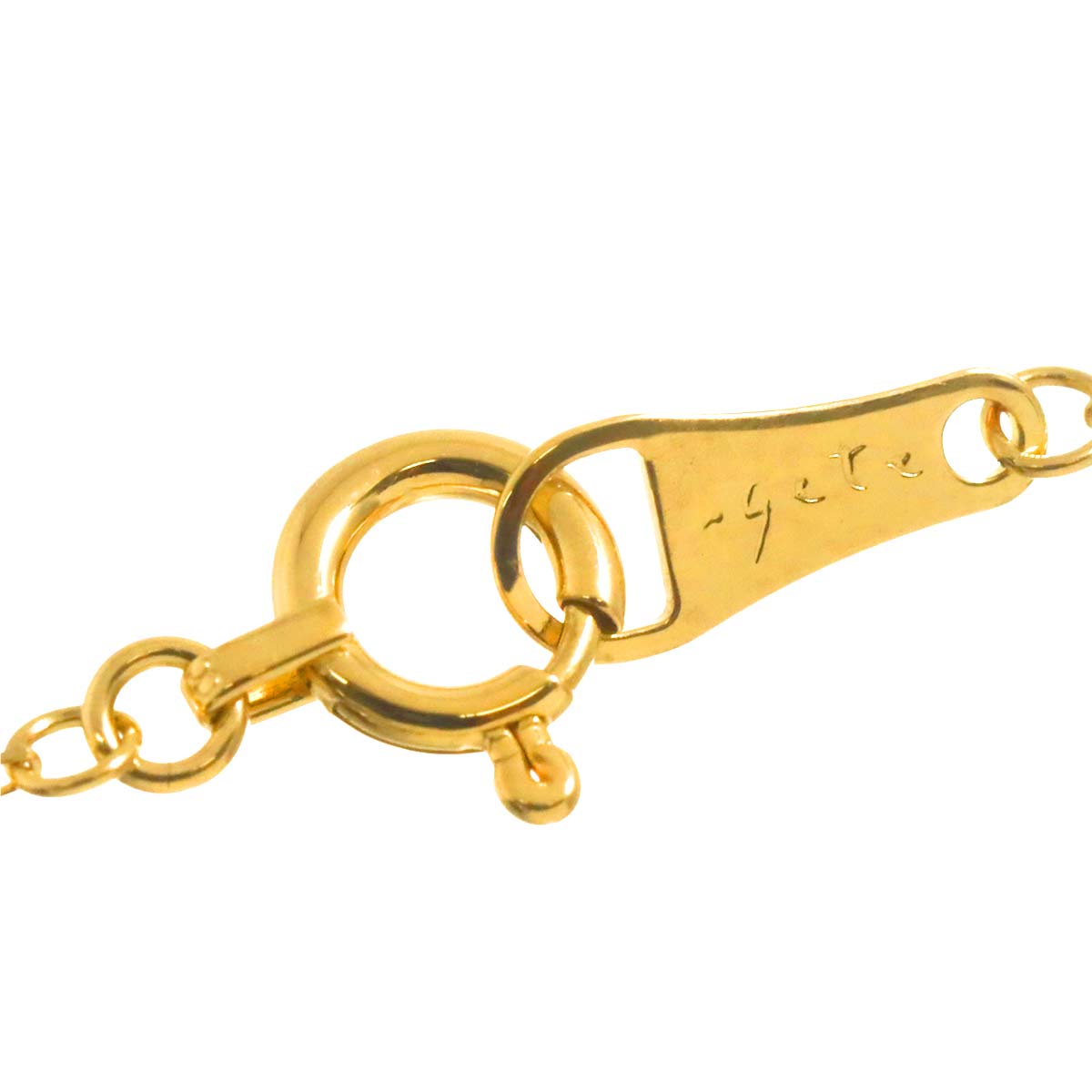 Diamond Necklace 18K YG Yellow Gold 750