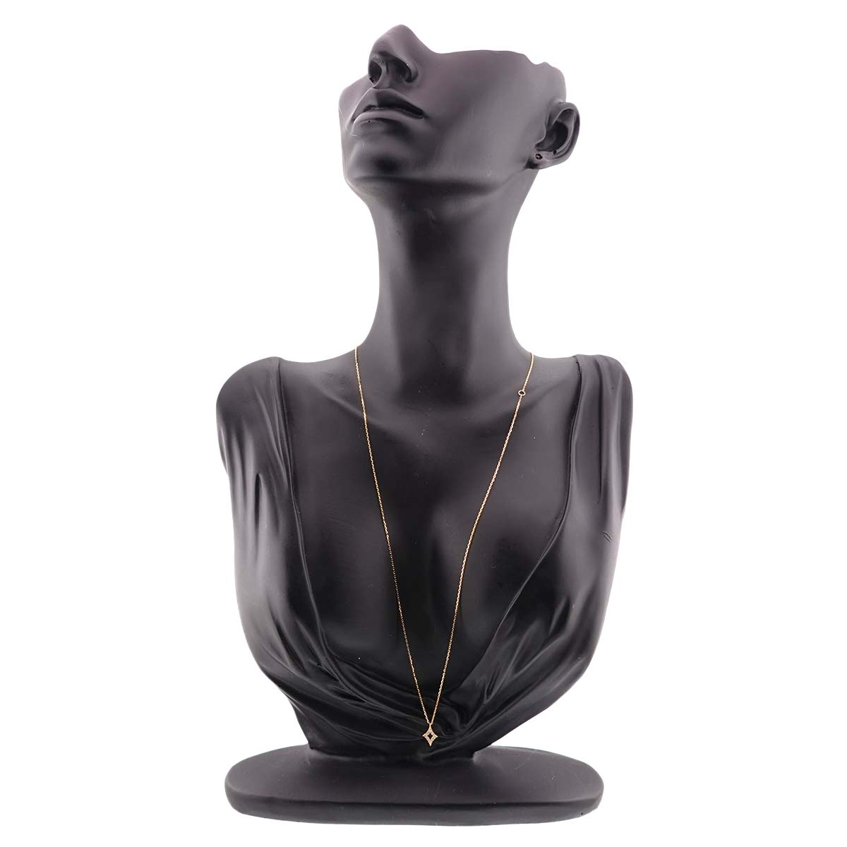 Diamond Necklace 18K YG Yellow Gold 750