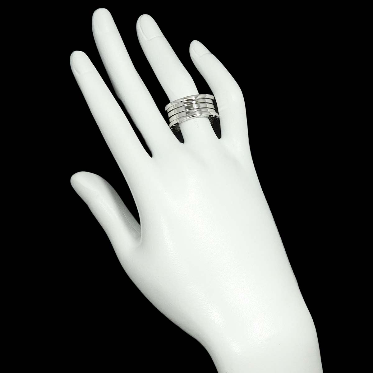 B-ZERO1 4Band Ring 18K White Gold 750 Size59 8.25(US)