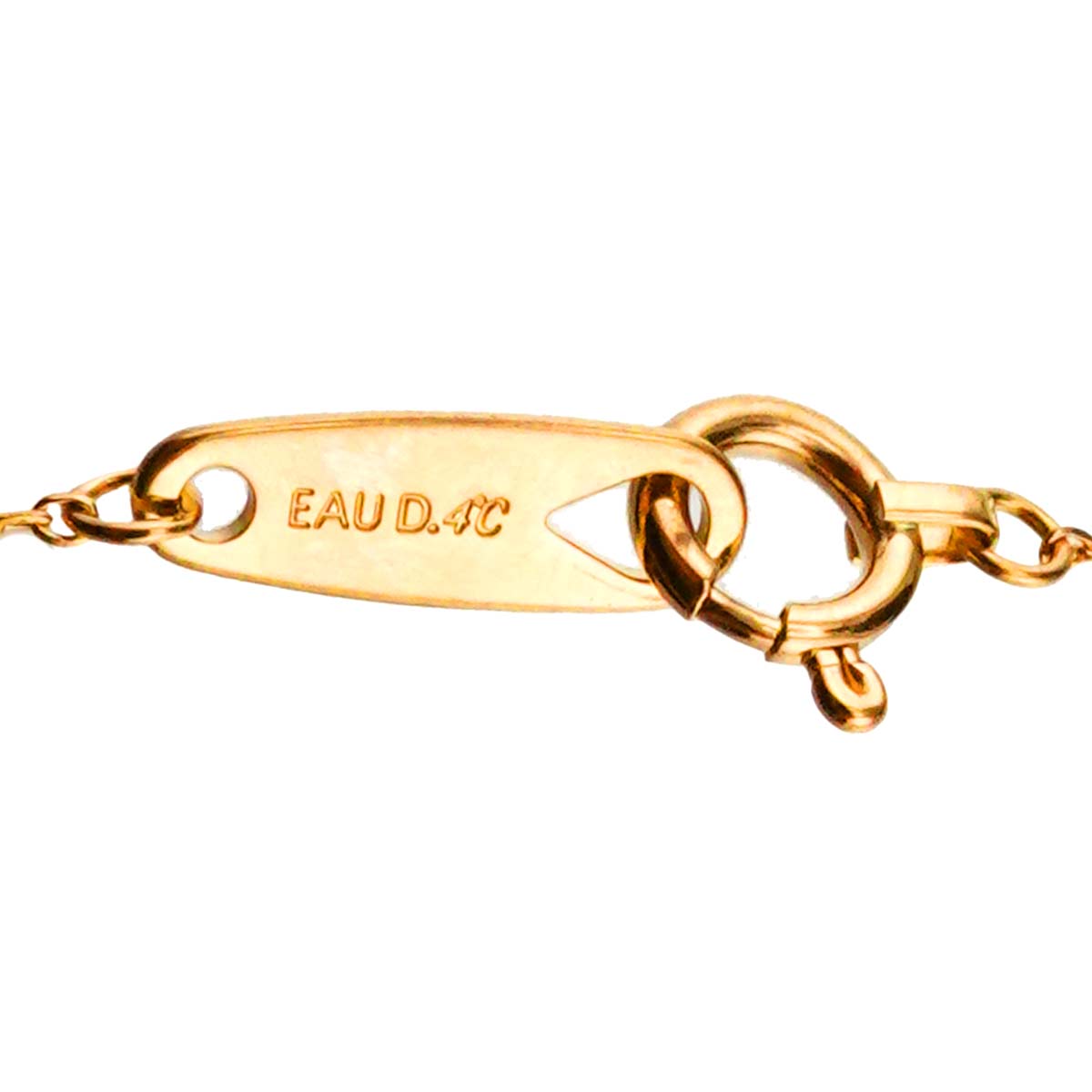 Heart Diamond Necklace 18K Yellow Gold 750