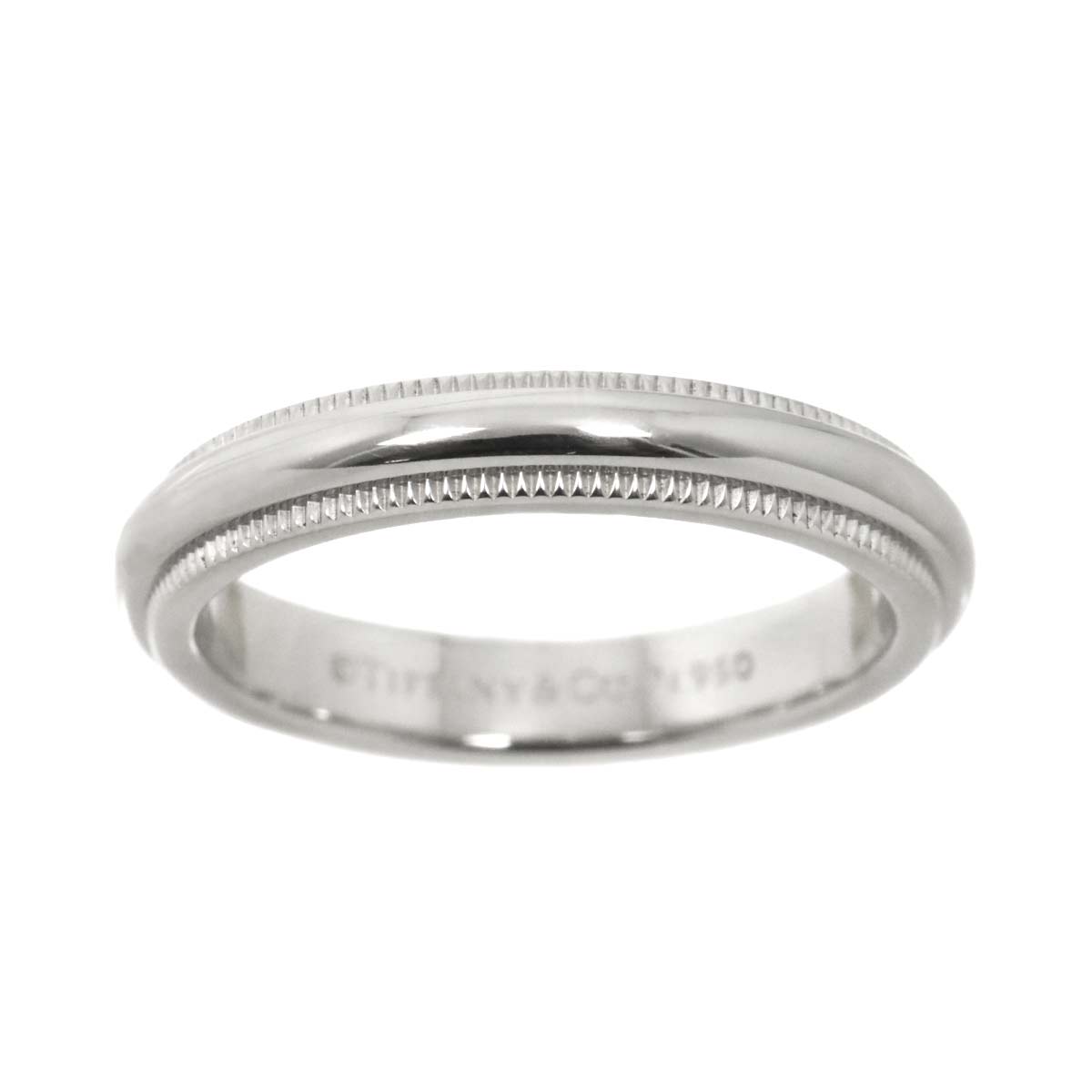 Milgrain Band Ring Pt Platinum Size3.75-4(US)