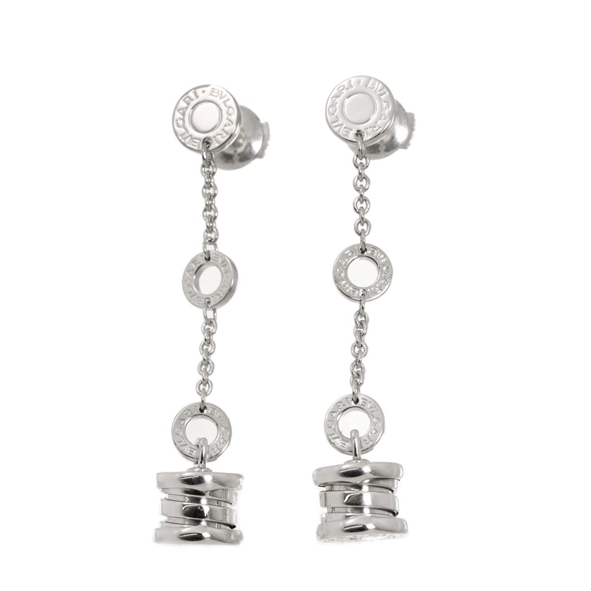 B-ZERO1 Element Earrings Pierced 18K White Gold 750
