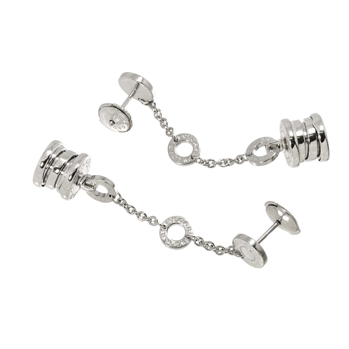 B-ZERO1 Element Earrings Pierced 18K White Gold 750