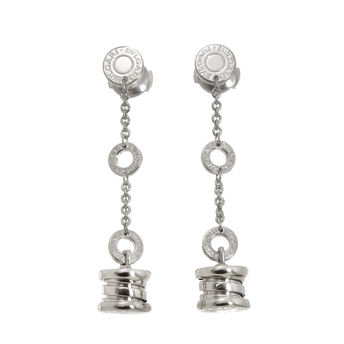 B-ZERO1 Element Earrings Pierced 18K White Gold 750