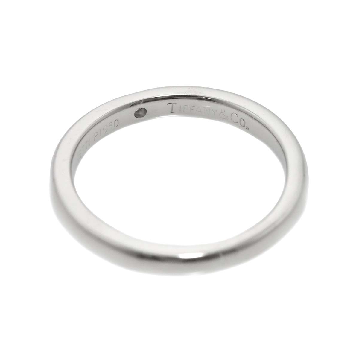 Stacking Band Ring Diamond 1P Platinum Size4.5(US)