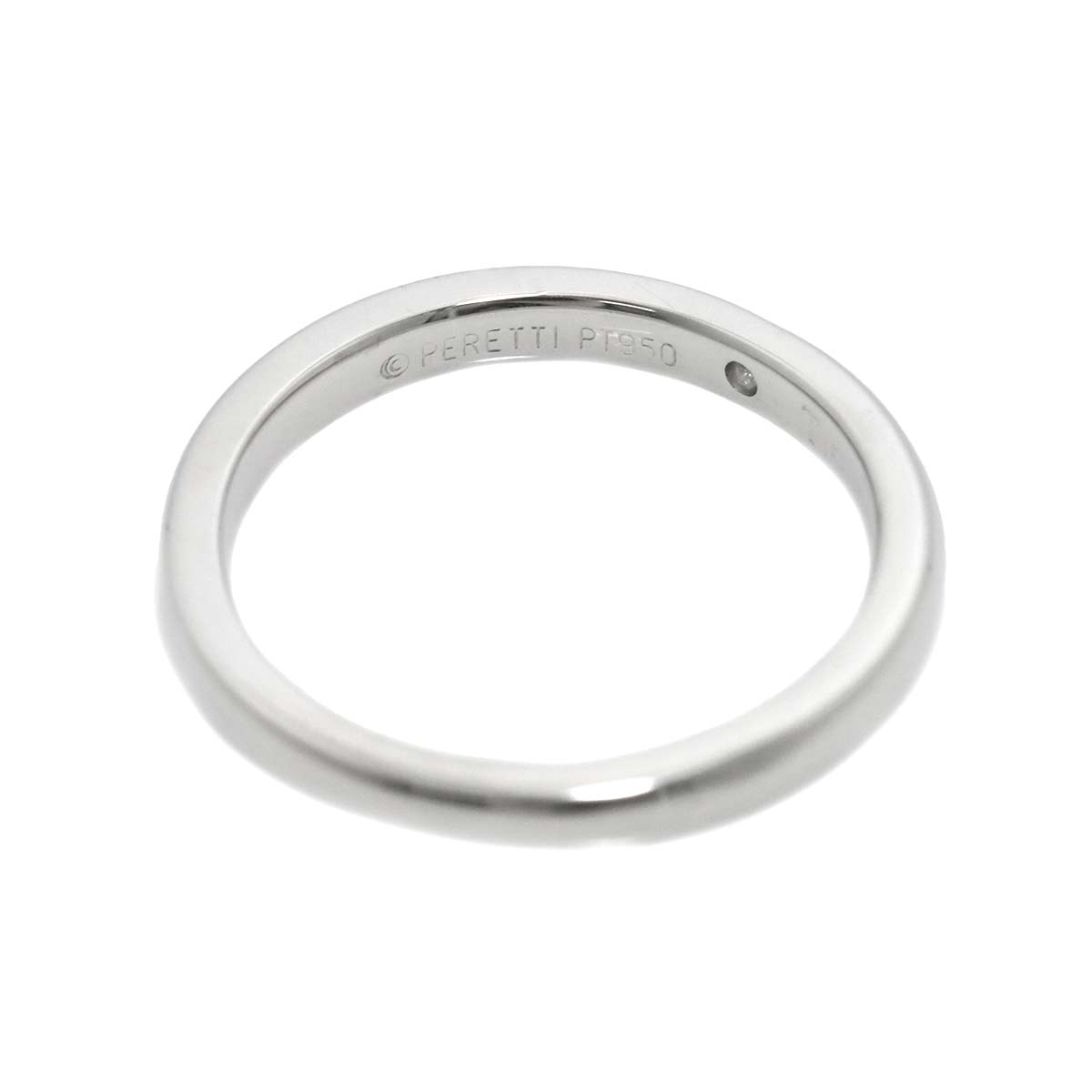 Stacking Band Ring Diamond 1P Platinum Size4.5(US)