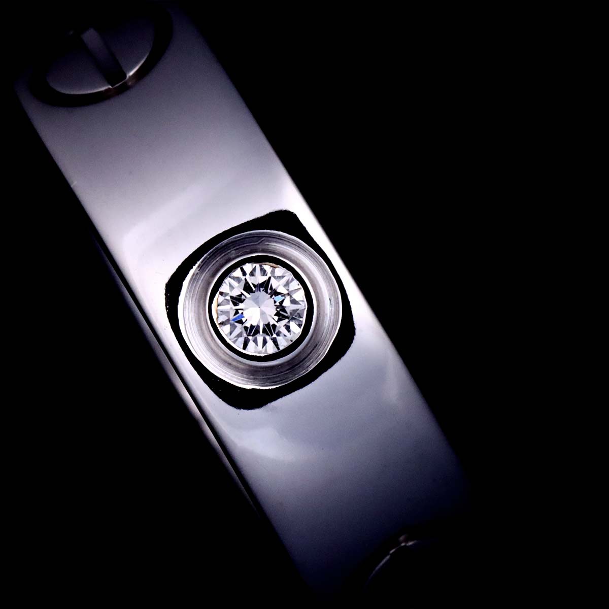 Love Ring Diamond 3P 18K White Gold 750 size48 4(US)