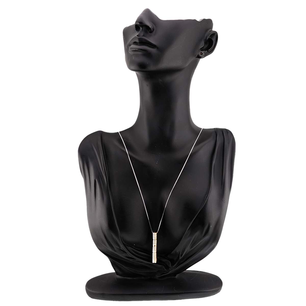 Diamond 0.22ct/0.22ct Necklace K18 WG YG 750