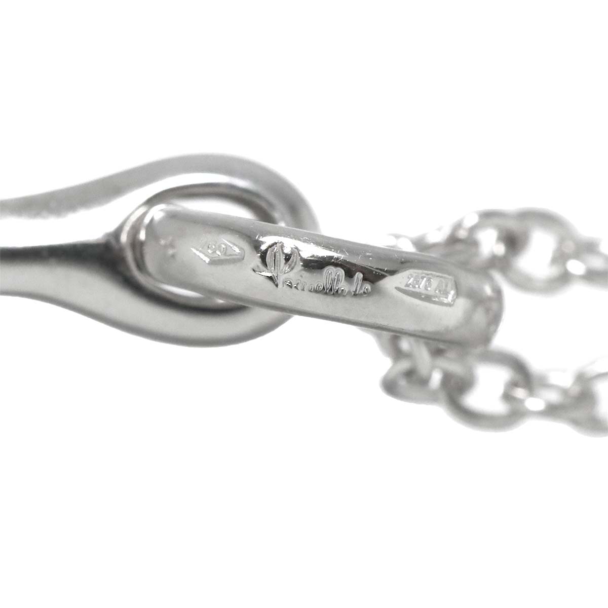 Diamond Necklace 18K White Gold 750