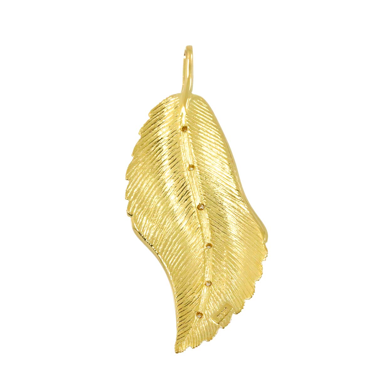 Akoya Pearl 5.3-3.6mm Diamond Pendant Top 18K YG 750
