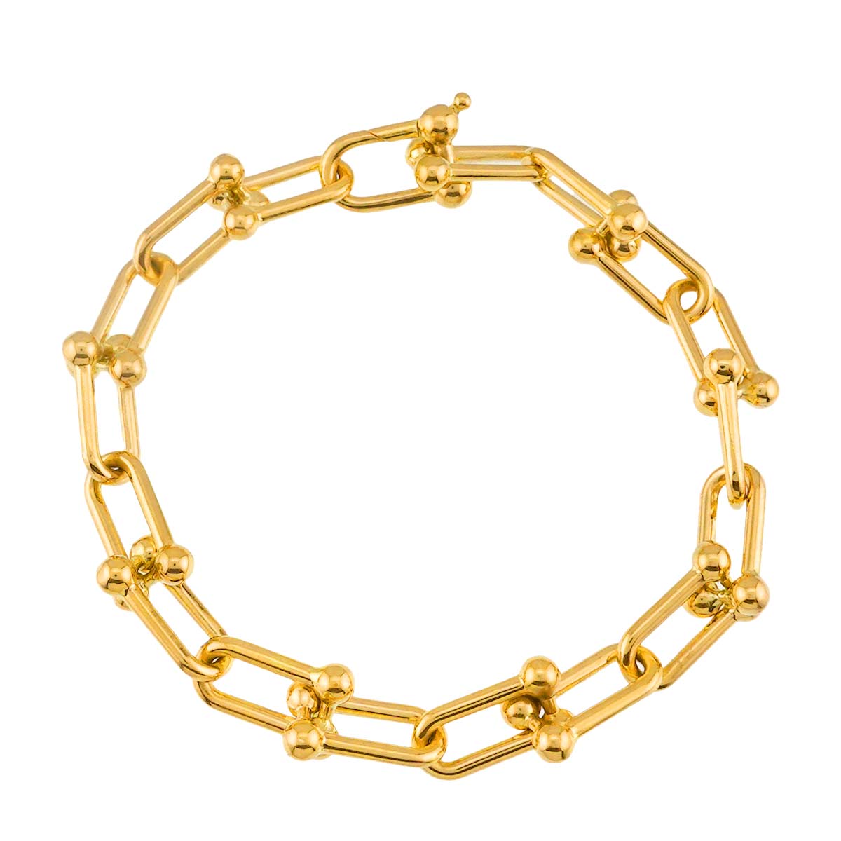 Bracelet 18K K18 YG Yellow Gold 750